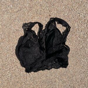 Elegant Black Lace Bralette